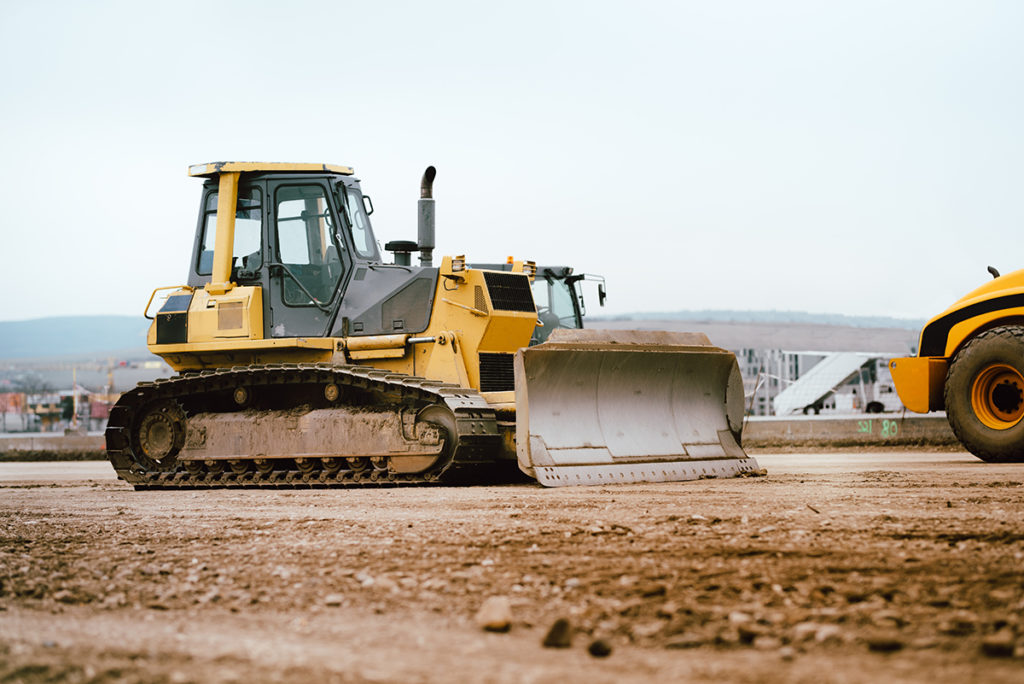 Bulldozer on highway construction site | Driveline Services Australia